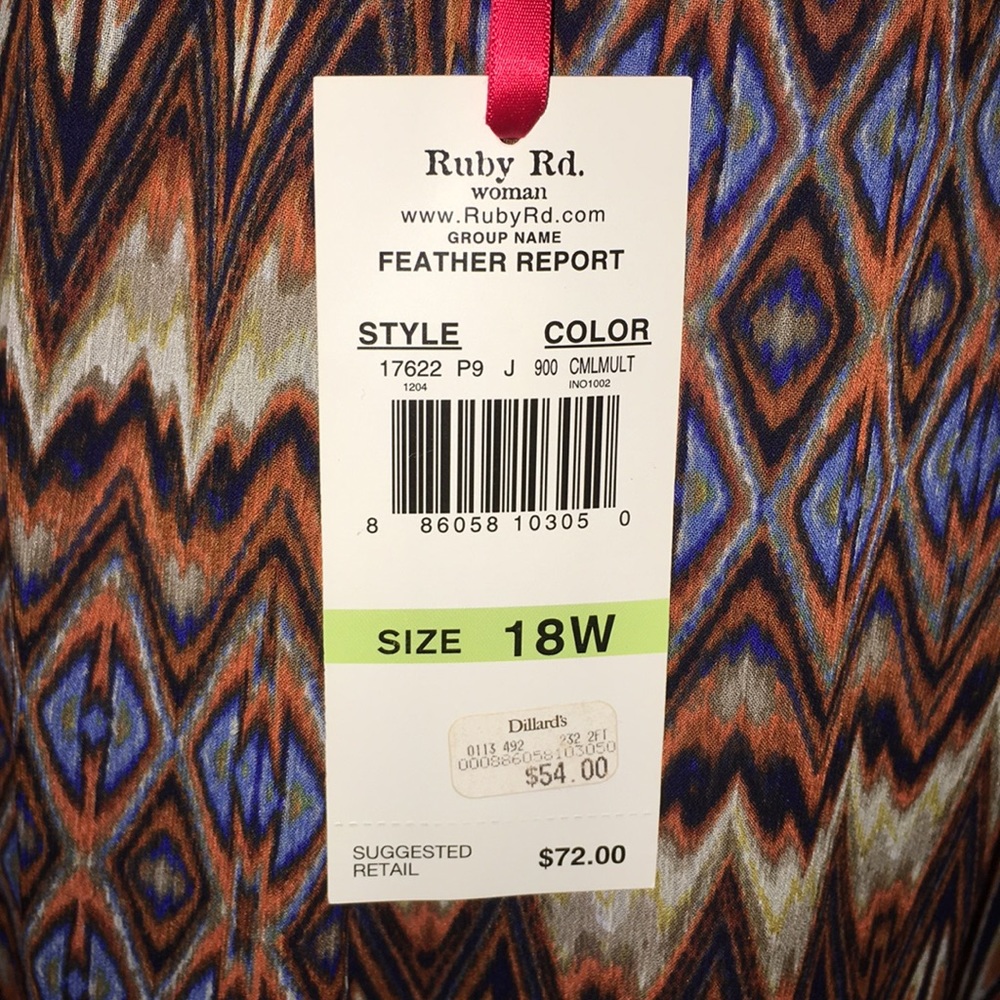 Ruby Rd Ethnic Print Maxi Skirt - Picture 3 of 6